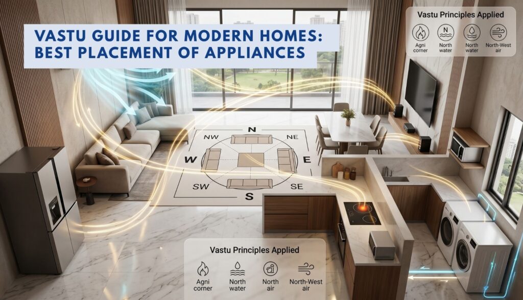 Vastu Guide for Modern Homes: Best Placement of Appliances