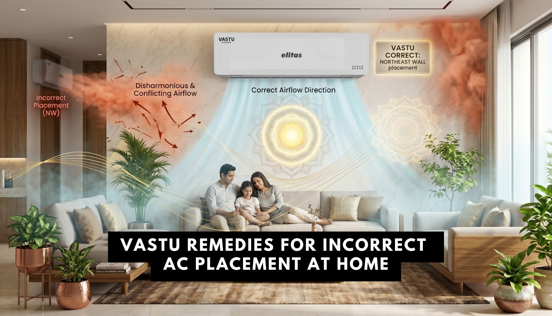 Vastu Remedies for Incorrect AC Placement at Home