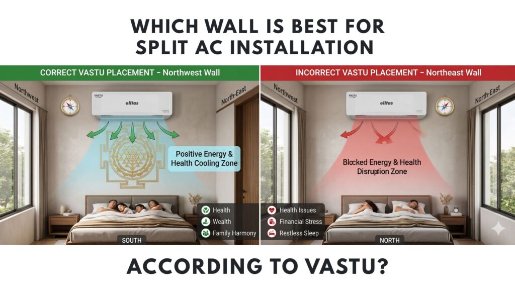 Which Wall Is Best for Split AC Installation According to Vastu?