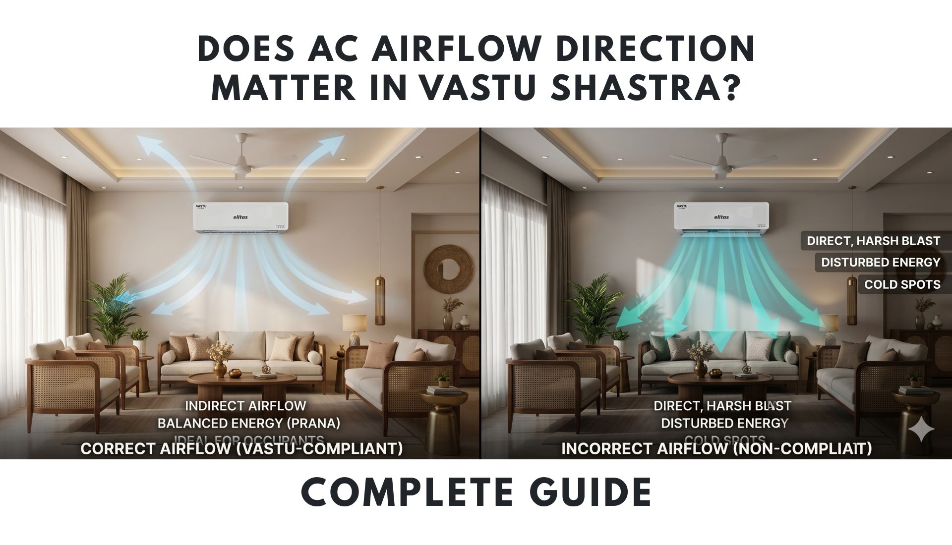 Does AC Airflow Direction Matter in Vastu Shastra?