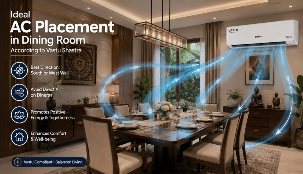 Dining Room AC Placement Tips as Per Vastu