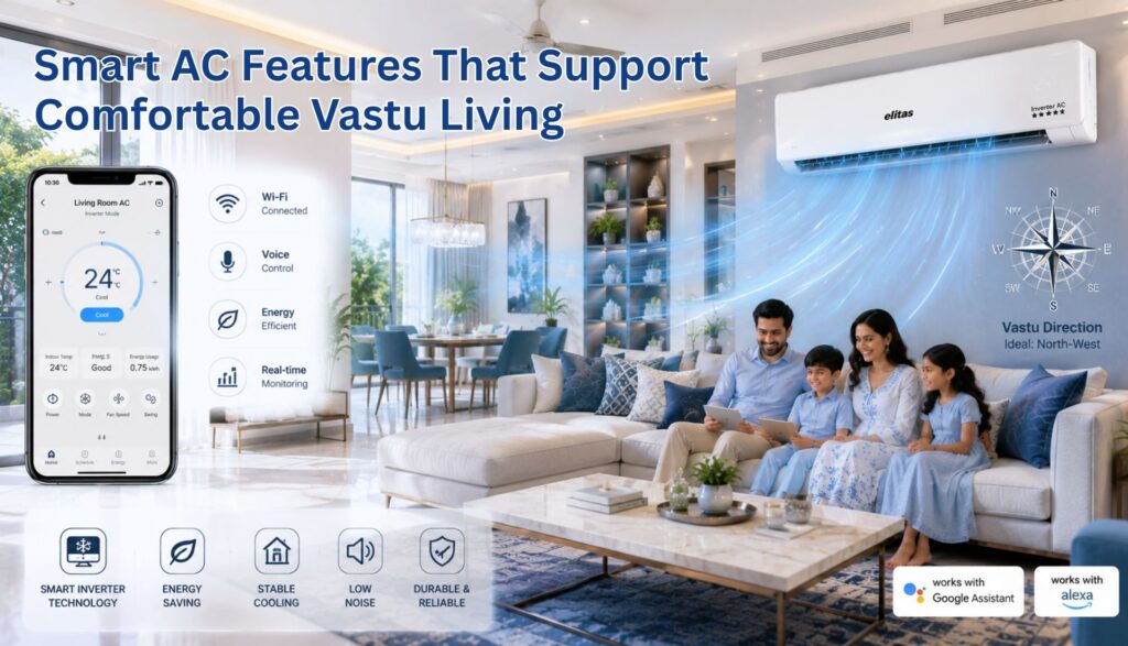 Smart AC Features That Support Comfortable Vastu Living