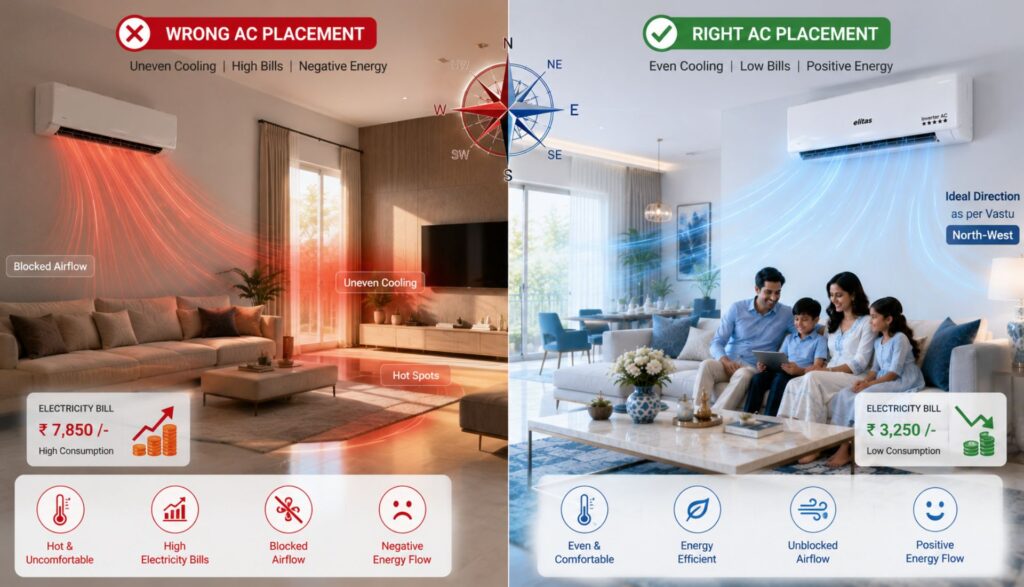 Common Cooling Problems Caused by Wrong AC Placement